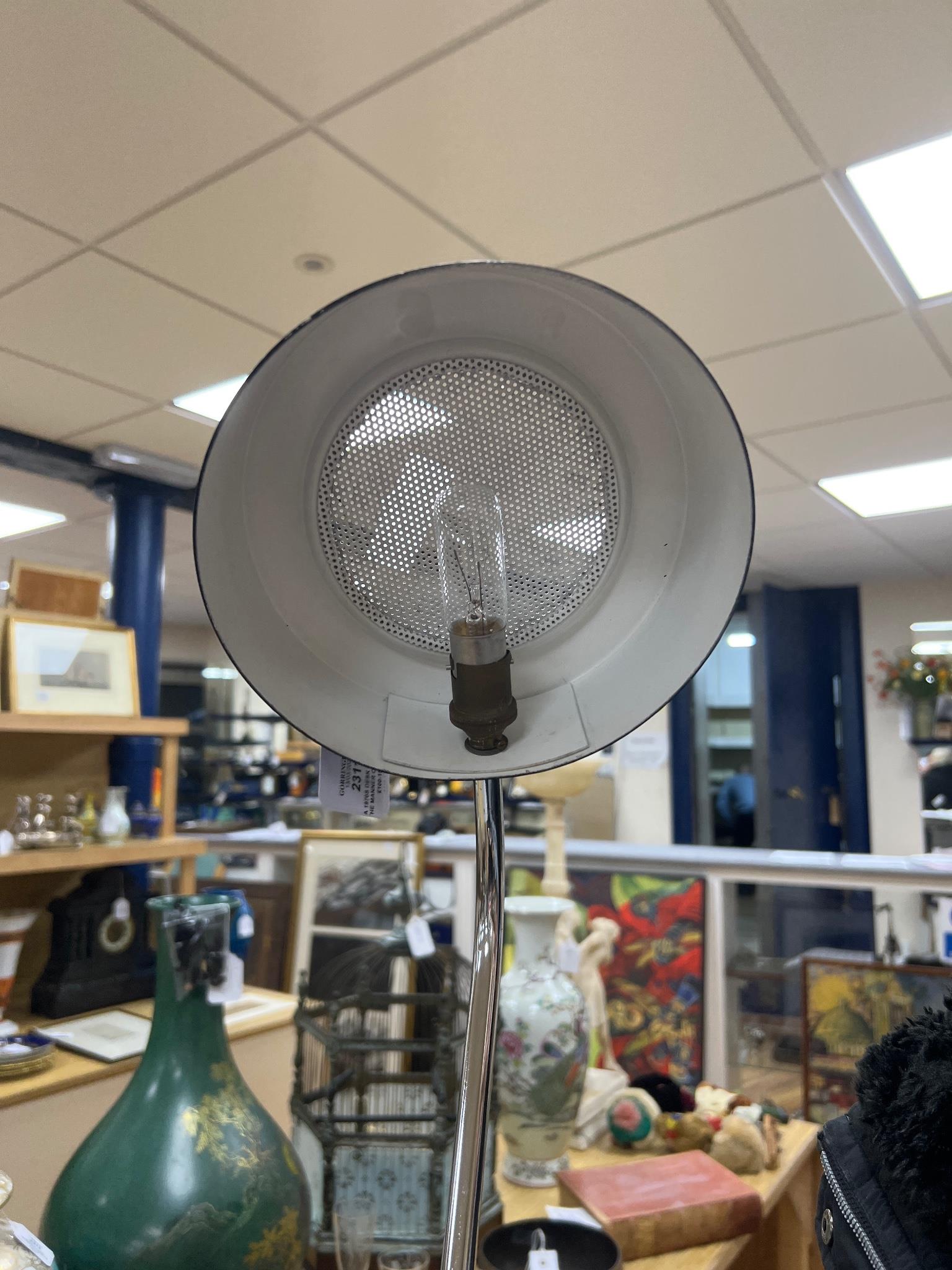 A 1970s desk light, in the manner of Charlotte Perriand